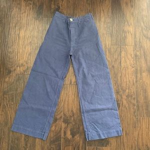 Jesse Kamm Sailor Pant in periwinkle blue
